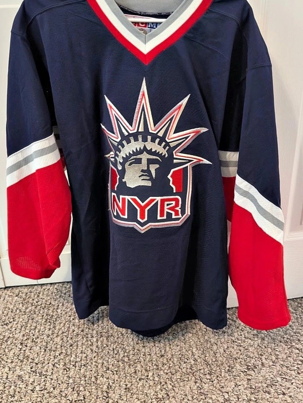 CCM New York Rangers Lady Liberty Alternate Jersey Blue & Red